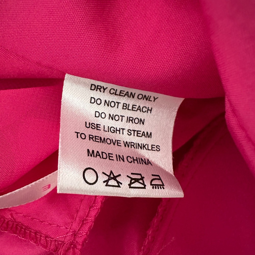 Barbie x Azazie 1001 Ruffle Maxi Dress Barbie Pink Formal Gown Size A8 NEW - Picture 13 of 15